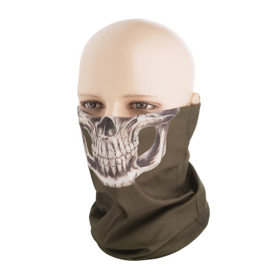 M-Tac Reaper Skull torukujuline kaelasoojendaja polüester, Olive