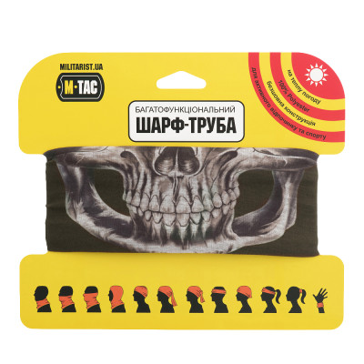 M-Tac Reaper Skull torukujuline kaelasoojendaja polüester, Olive