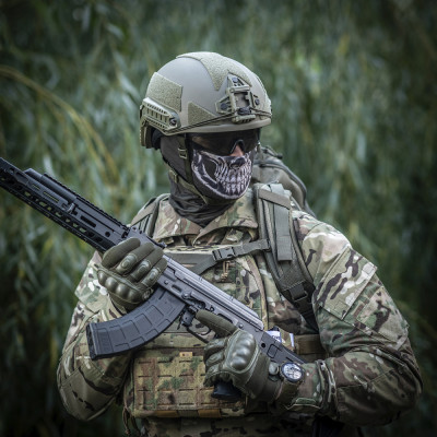 M-Tac Reaper Skull torukujuline kaelasoojendaja polüester, Olive
