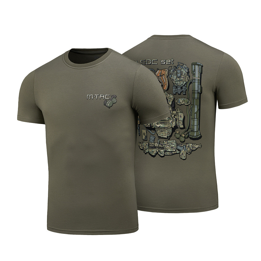 M-Tac MY EDC T-särk 97% puuvill elastaaniga, Ranger Green