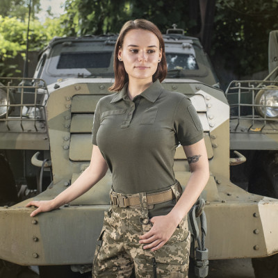 M-Tac Polo 65/35 Lady teenistus-polo särkpaluus naistele, Army Olive