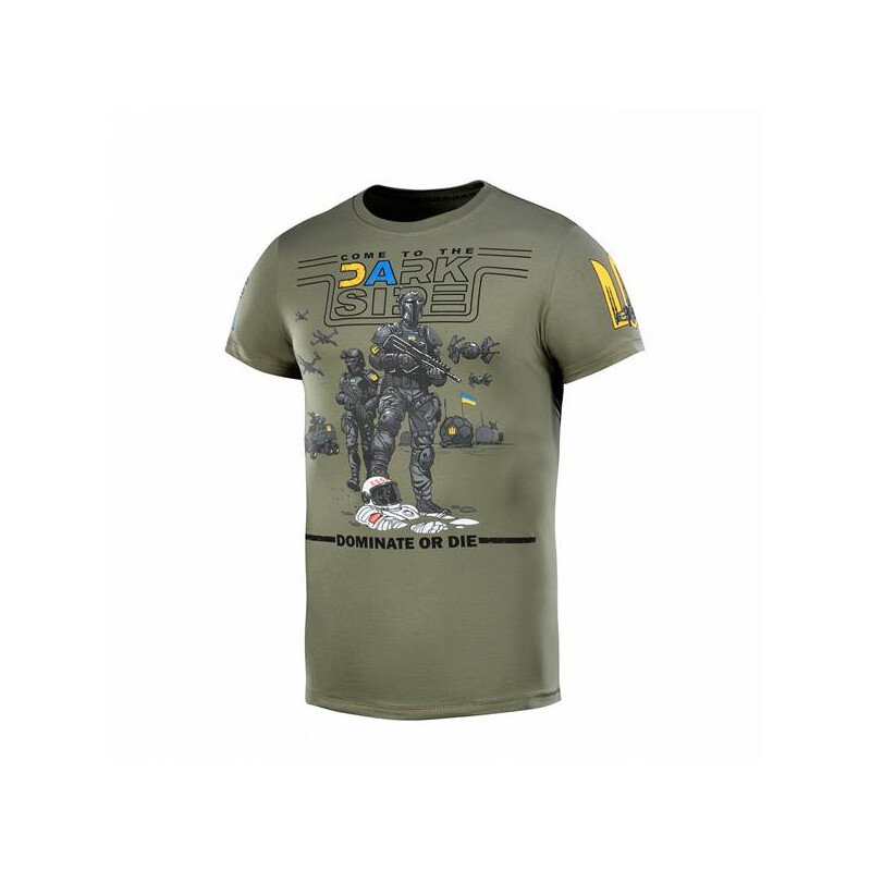 M-Tac Come to the Darkside T-Shirt Marškinėliai su Ukrainos simbolika