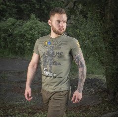 M-Tac Come to the Darkside T-Shirt Marškinėliai su Ukrainos simbolika