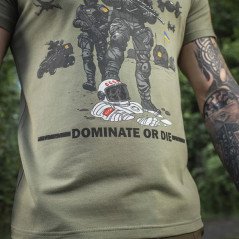 M-Tac Come to the Darkside T-Shirt Marškinėliai su Ukrainos simbolika