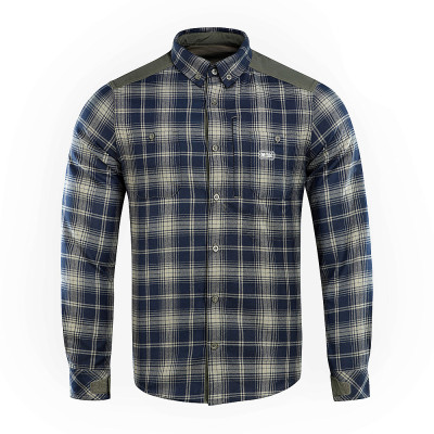 M-Tac Redneck Shirt – ruuduline särk, Olive/Navy Blue