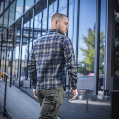 M-Tac Redneck Shirt – ruuduline särk, Olive/Navy Blue