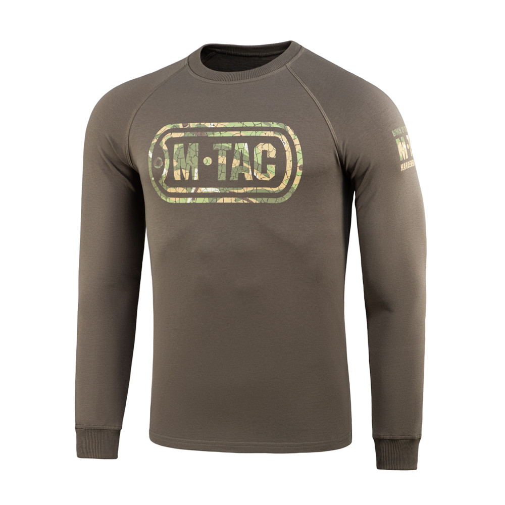 M-Tac Raglan Logo – dressipluus, Dark Olive