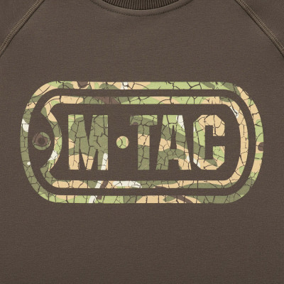 M-Tac Raglan Logo – dressipluus, Dark Olive
