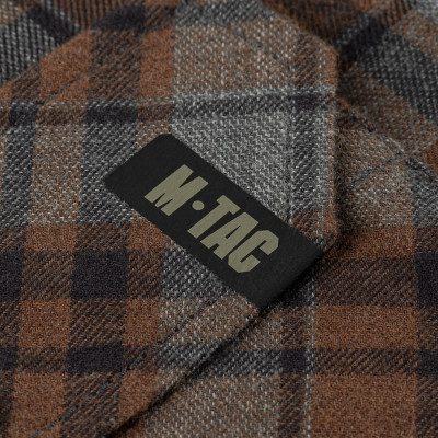 M-Tac Shirt Lumberjack Merino Cold Weather – särk, Grey/Brown