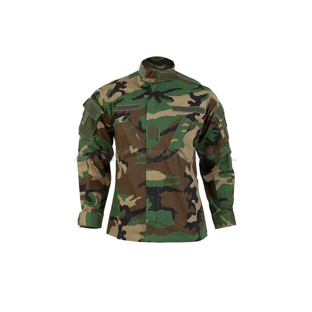 Mil-Tec Ripstop välijakk 5 taskuga, Woodland