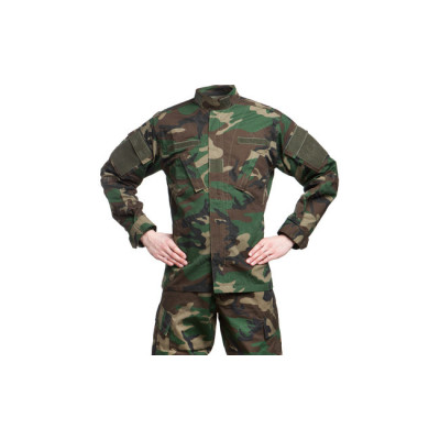 Mil-Tec Ripstop välijakk 5 taskuga, Woodland