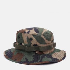Mil-Tec Us Woodland Gi Boonie Hat ′One Size′ Woodland marginimo skrybėlė/panama