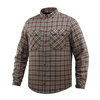 M-Tac Lumberjack Cotton Shirt – särk, Brown/Grey