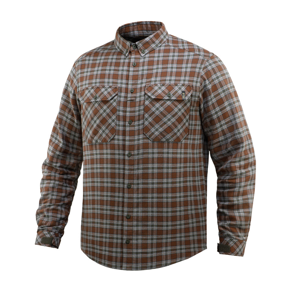 M-Tac Lumberjack Cotton Shirt – särk, Brown/Grey