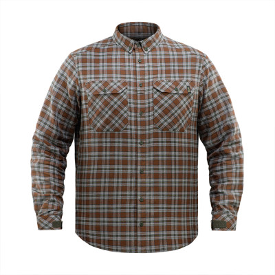 M-Tac Lumberjack Cotton Shirt – särk, Brown/Grey