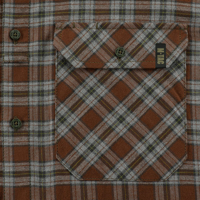 M-Tac Lumberjack Cotton Shirt – särk, Brown/Grey