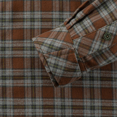 M-Tac Lumberjack Cotton Shirt – särk, Brown/Grey