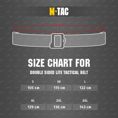 M-Tac Double Sided Lite Tactical Belt – taktikaline vöö