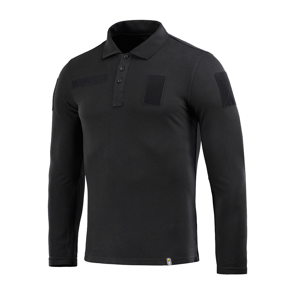 M-Tac Tactical Polo Shirt Long Sleeve 65/35 – polosärk, Must