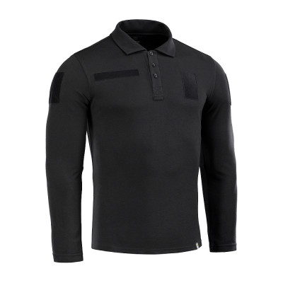 M-Tac Tactical Polo Shirt Long Sleeve 65/35 – polosärk, Must