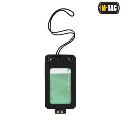 M-Tac Tactical Badge Holder Hanging ID Card Case Hook Surface Draw Cord ID kortelės ar pažymėjimo dėklas