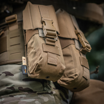 M-Tac Pouch Double Magazine Closure Fastex – salvetasku, Coyote