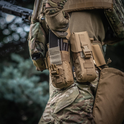 M-Tac Pouch Double Magazine Closure Fastex – salvetasku, Coyote