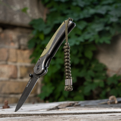 M-Tac Knife Lanyard Viper Stainless Steel – noa pael, Olive