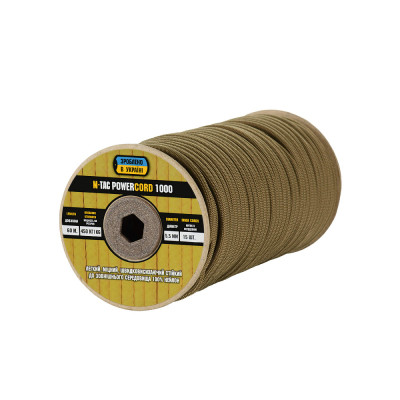 M-Tac Paracord PowerCord1000 60 m – paracord-nöör