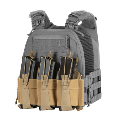 M-Tac Front Panel for Plate Carrier Three Mags – salvepaneel, Coyote