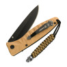M-Tac Knife Lanyard Cuboid Skull – noapael, Coyote/Black