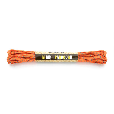 M-Tac Paracord Minicord Reflective 15 m – paracord-nöör, Oranž
