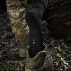 M-Tac Tactical Winter Socks Wool Black Žieminės vilnonės kojinės