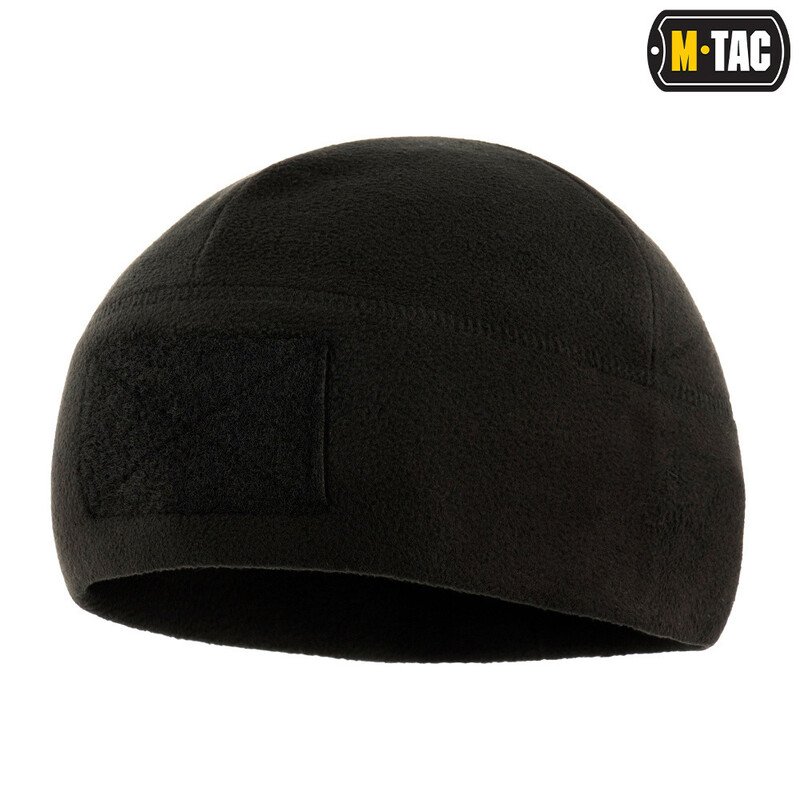 M-Tac Fleece Tactical Watch Cap Beanie With Patch Panel (270g/m2) Flisinė šilta kepurė su velcru