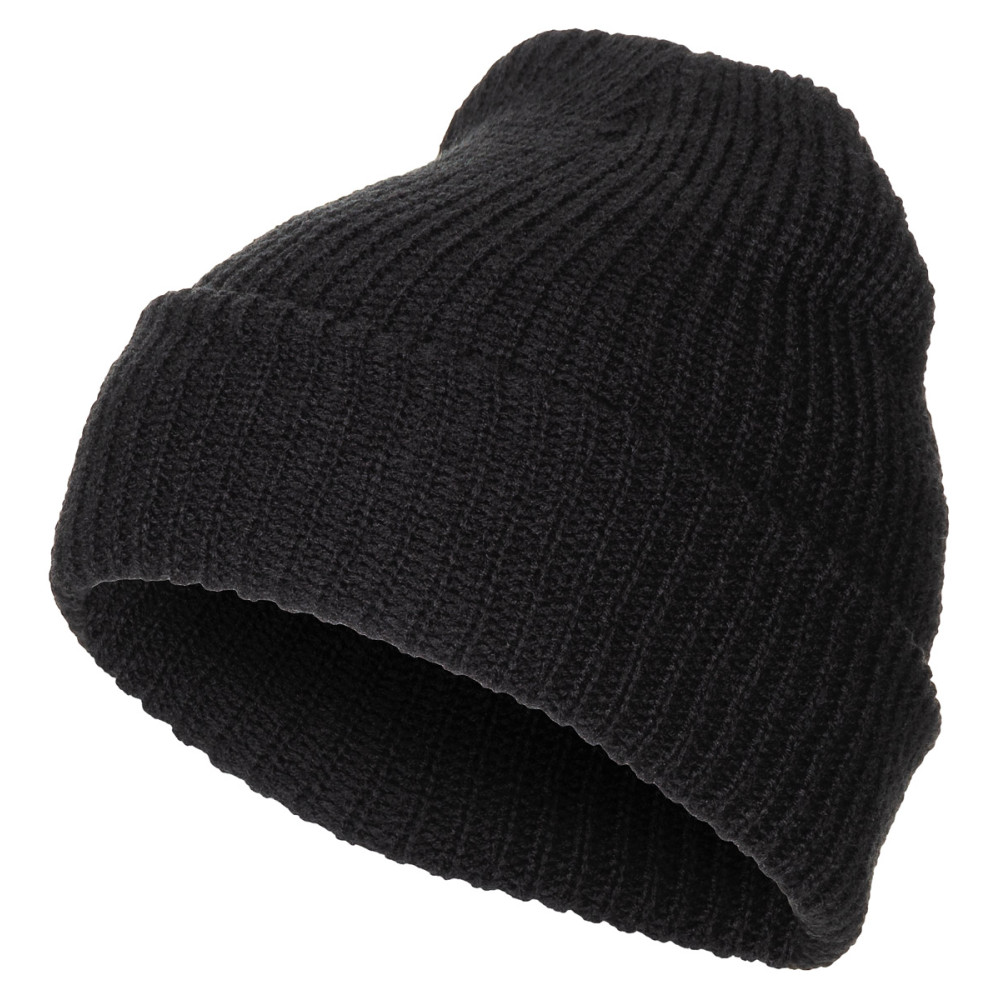 MFH Watch Hat Acrylic Coarse Knit – kootud müts, Must