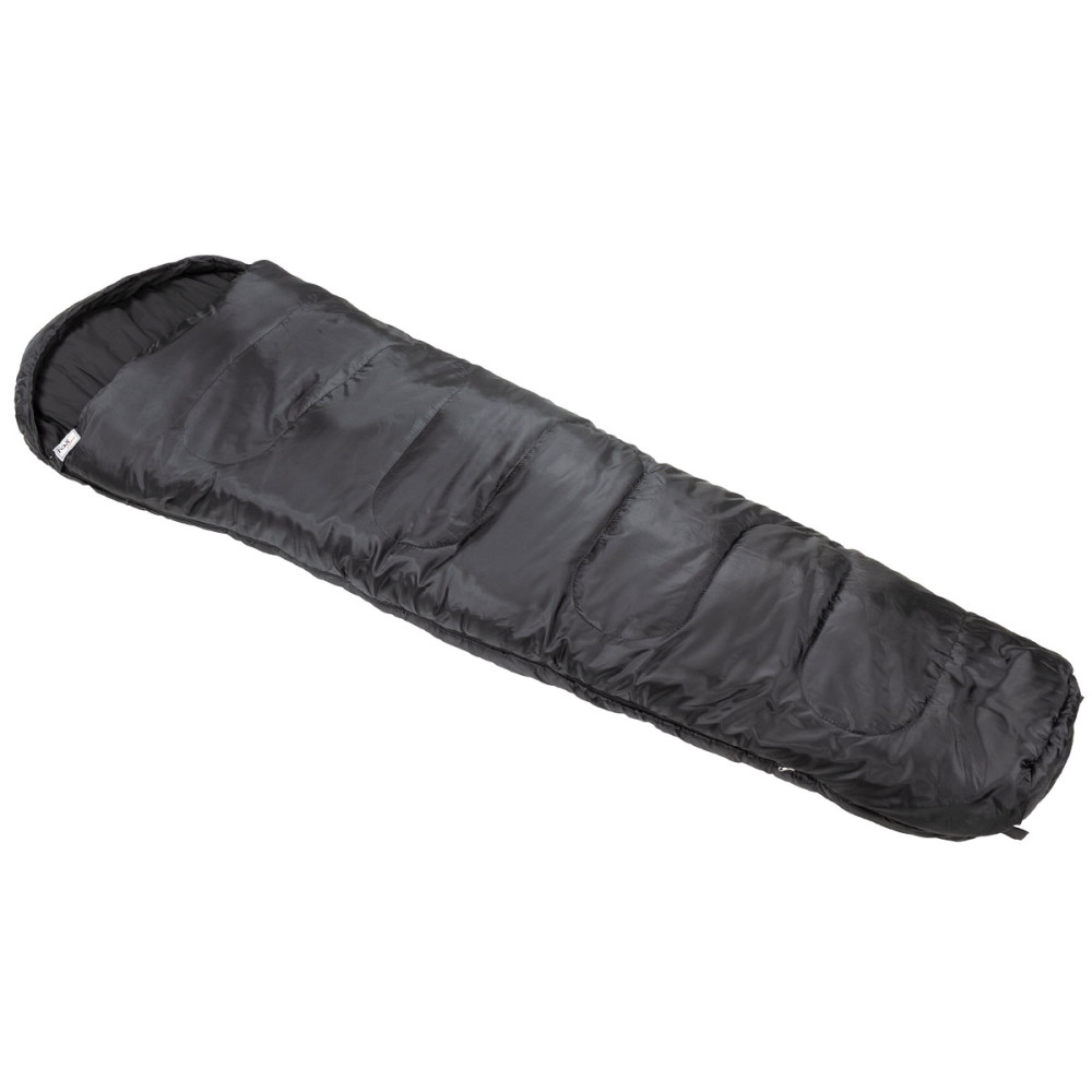 MFH Mummy Sleeping Bag – mumiakujuline magamiskott, Must