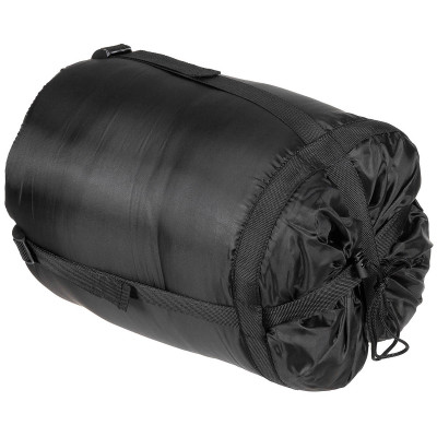 MFH Mummy Sleeping Bag – mumiakujuline magamiskott, Must