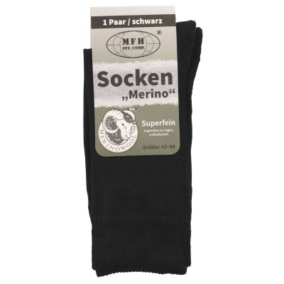 MFH Socks Merino – meriinosokid, Must