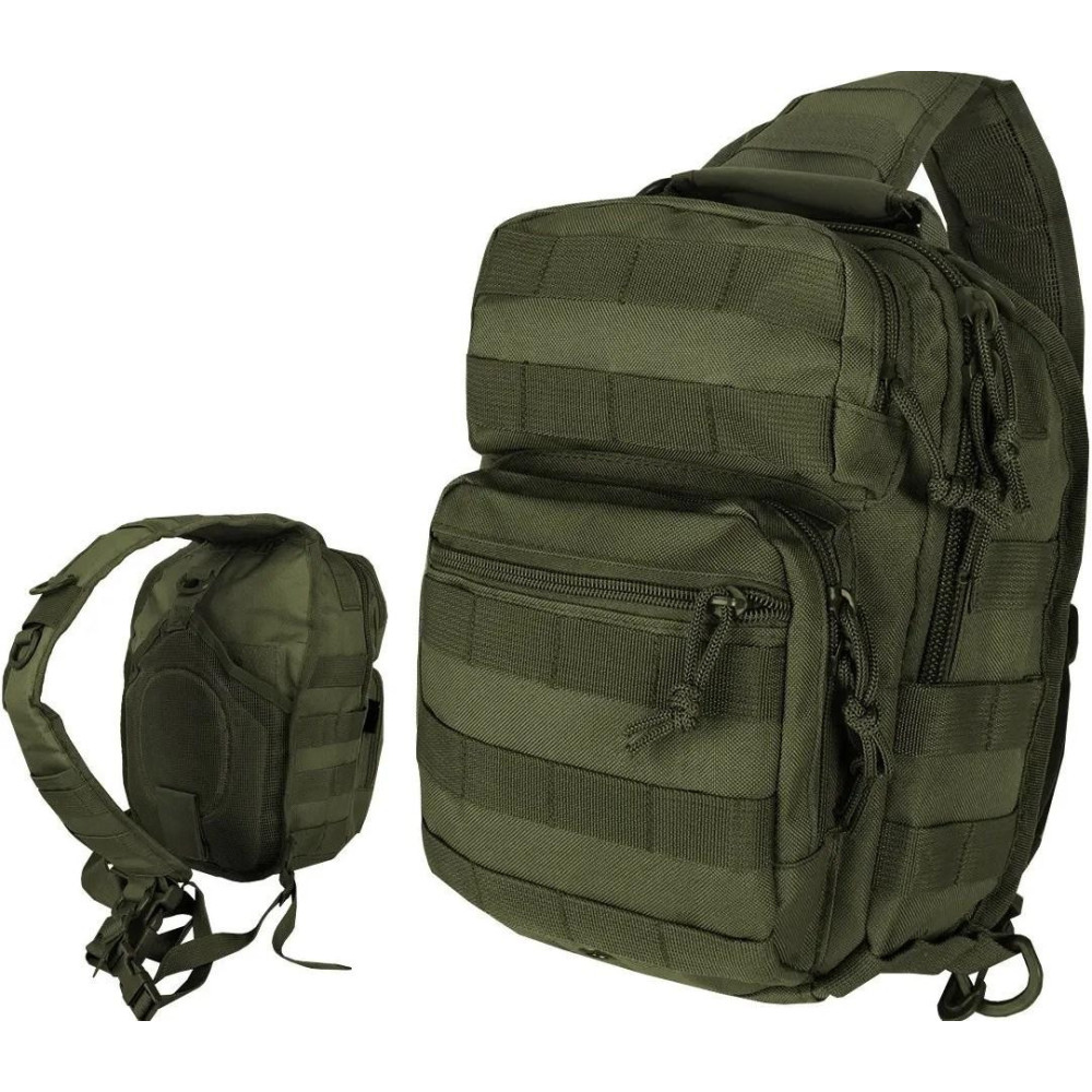 Mil-Tec One Strap Assault Pack Small 10 l seljakott, Olive