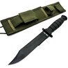Mil-Tec Od ′army′ Combat Knife With Sheath Peilis su įmaute
