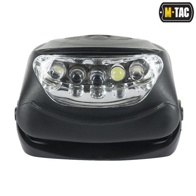 M-Tac pealamp 4+1 LED punane valgus, kuni 18 lm — 4/8