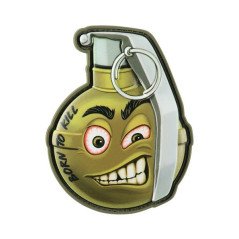 M-Tac Born to Kill 3D PVC moraalimärk – granaadi kuju