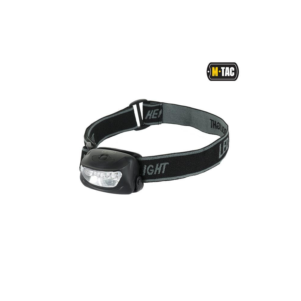 M-Tac pealamp 4+1 LED punane valgus, kuni 18 lm