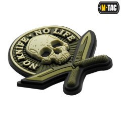 M-Tac Patch No Knife - No Life 3D PVC Antsiuvas