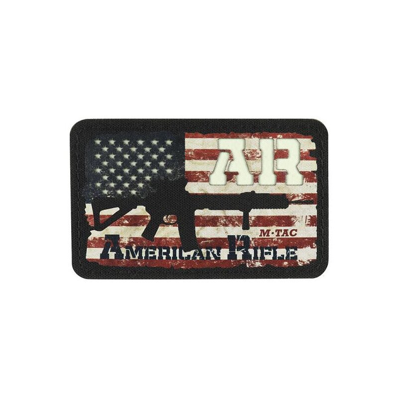 M-Tac AR-15 American Rifle moraalimärk – 8×5 cm