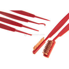 Real Avid Accu-Grip Picks & Brushes Ginklo valymo šepetėliai ir krapštukai