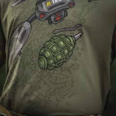 M-Tac T-Shirt Quadcopter Marškinėliai su dronų motyvais