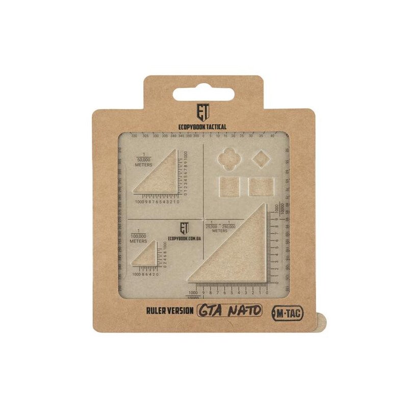 Ecopybook Tactical GTA NATO joonlaud – matt, 12,5 × 12,5 cm