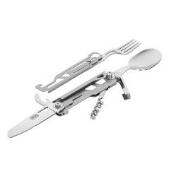 M-Tac Spork Cutlery Set With a Carabiner Valgymo įrankių rinkinys