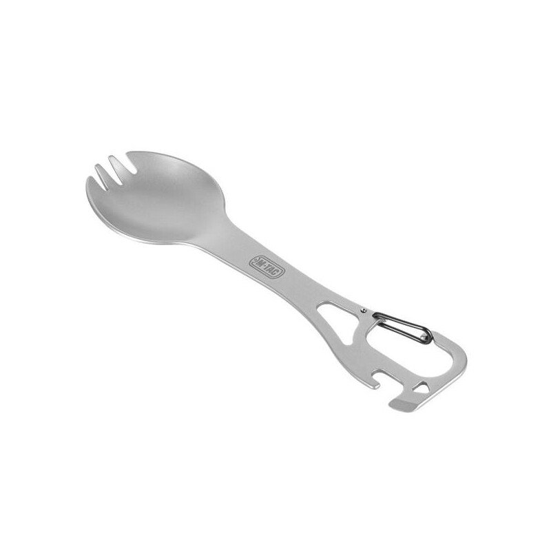 M-Tac Spork Cutlery Set with a Carabiner Valgymo įrankiai